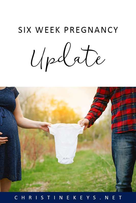 6 Week Pregnancy Update || It is so helpful to know first-hand what pregnancy symptoms are normal. I'm so glad I found this post which goes into detail about how this mama is feeling at 6 weeks pregnant. #motherhood #pregnancy #babies