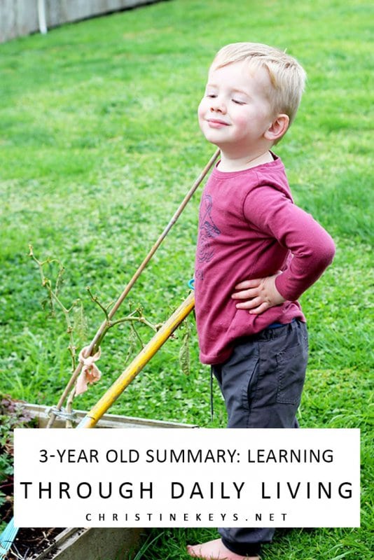 3-Year Old Summary: Learning Through Daily Living || Find out how we've been dealing with changes in sleep habits as well as behaviour. #parenting #toddler #naptime #naps #toddlersleep #motherhood