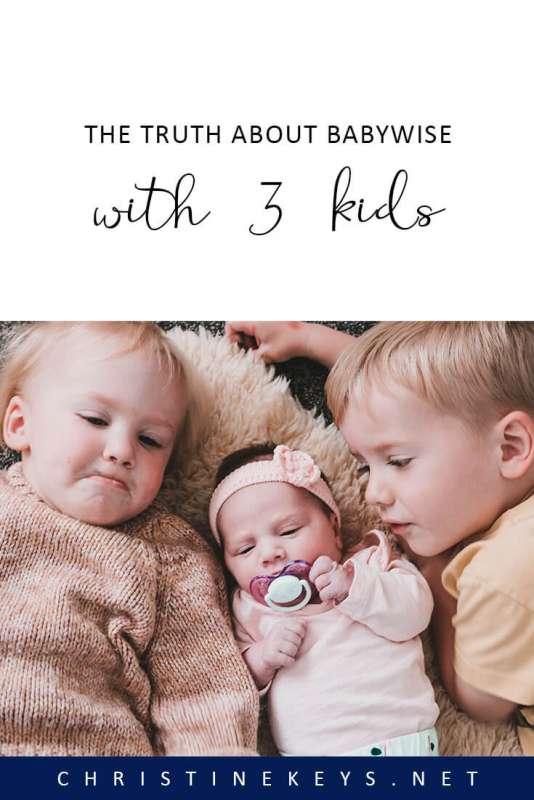 The Truth About Babywise With 3 Kids || Find out how Babywise simplifies things and makes life easier when you have three children. #babywise #parenting #3kids #motherhood #babies #sleep #schedule #routines