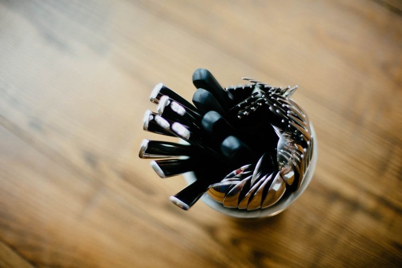 Cutlery that 2 year olds can put away