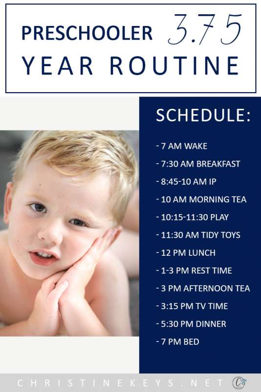 Preschooler 3.75 Year Routine || Read about Jack's routine at 3-years old. Find out what milestones he has reached and what he is learning. #parenting #preschooler #preschoolerroutine #routine #toddler #motherhood