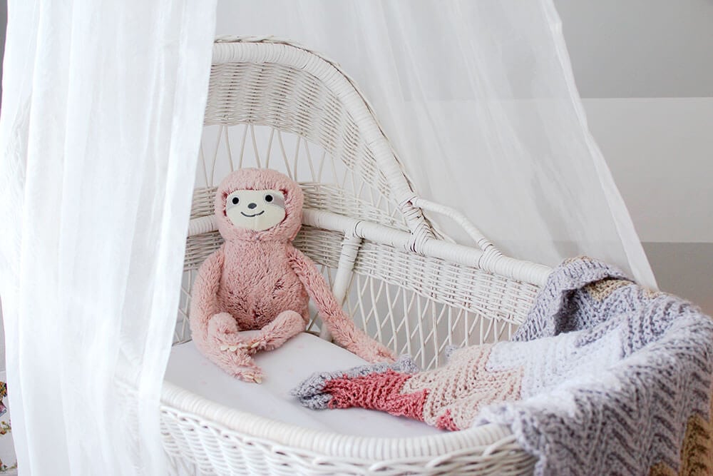Beautiful, Bright, and Airy: Girl's Floral Nursery