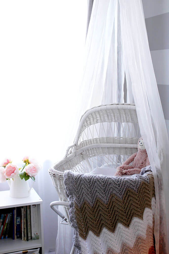 Beautiful, Bright, and Airy: Girl's Floral Nursery