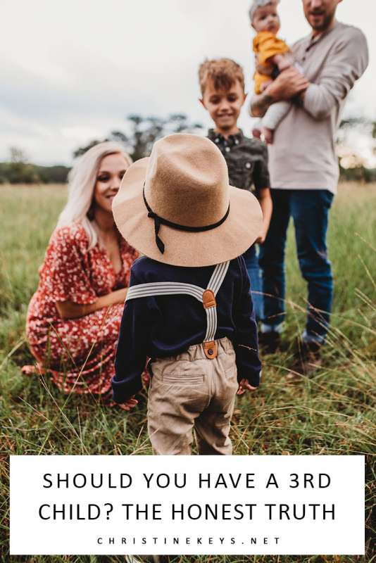 Family in field