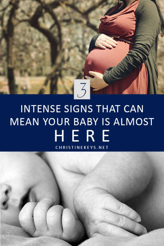 Pregnant woman and newborn baby
