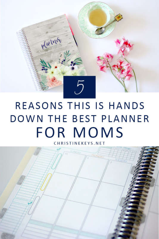 5 Reasons This Is Hands Down The Best Planner For Moms || If you're on the hunt for a planner that literally does it all and is perfect for moms, then this one has you covered! Read this post to find out why. #planner #paperplanner #organising #motherhood #parenting #floral #quotes