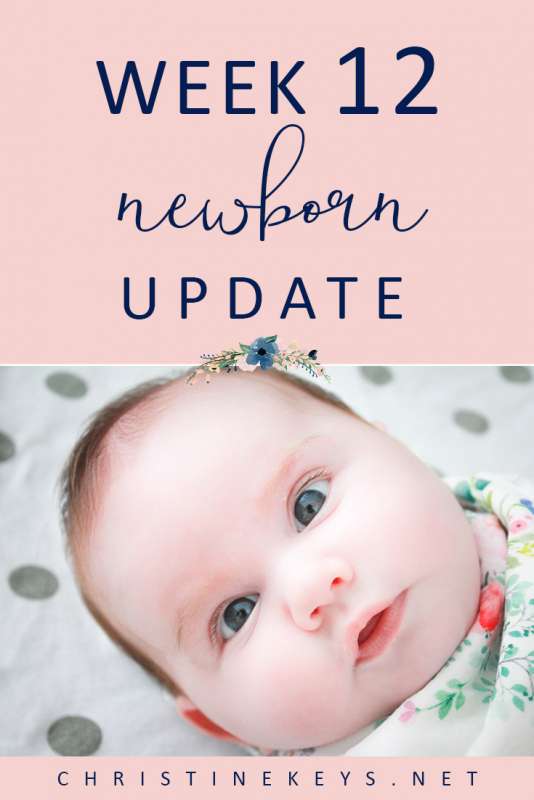Week 12 Newborn Update || We worked to overcome Charlotte's feeding aversion this week. Find out her current routine and what developments have taken place. #routine #baby #babies #parenting #motherhood #babysleep #schedule