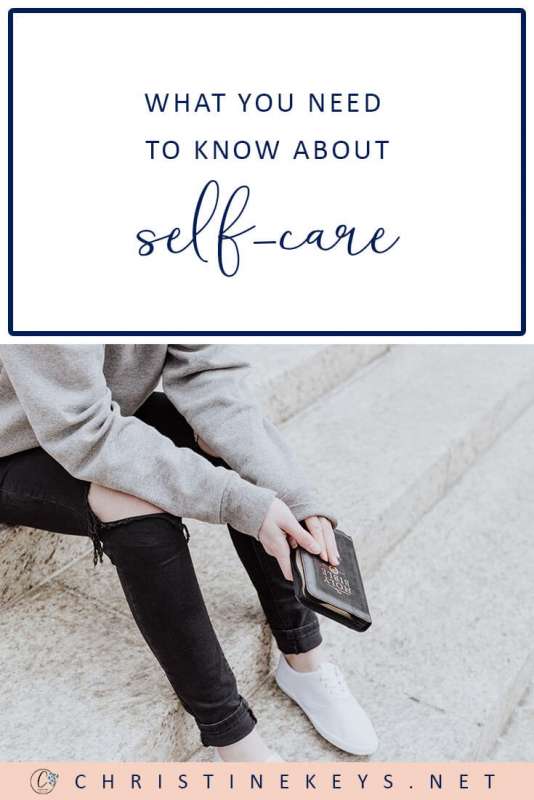 Pinterest image about self care